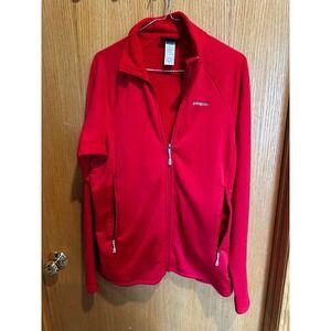 Patagonia R2 TechFace Jacket lipstick red women's XL